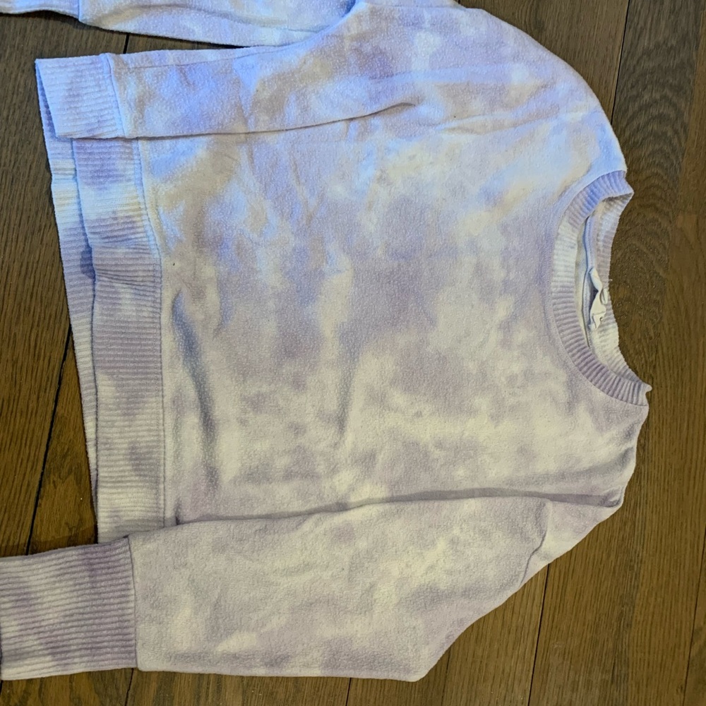Purple Tie-Dye Sweatshirt